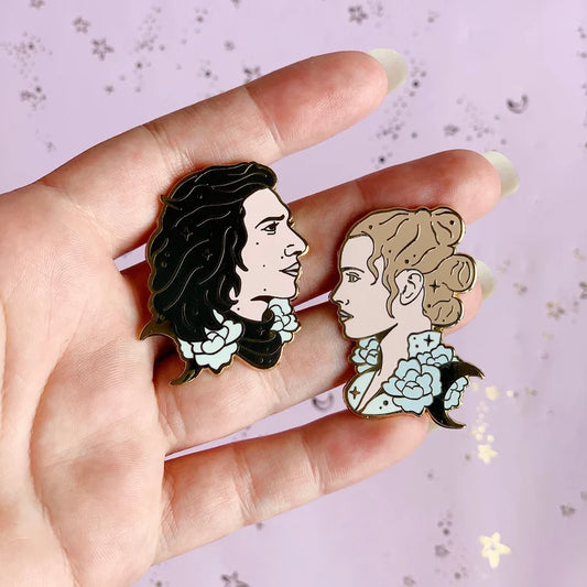Pins Rey & Kylo Ren Profiles