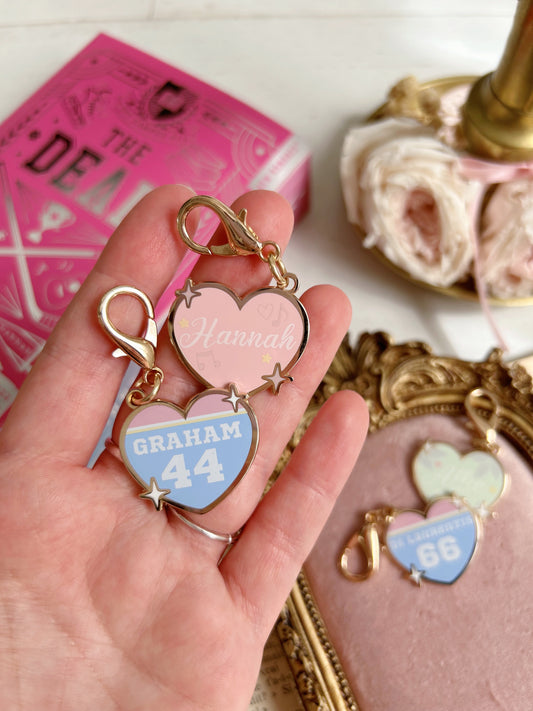 PRE ORDER - Off Campus hearts Keychains