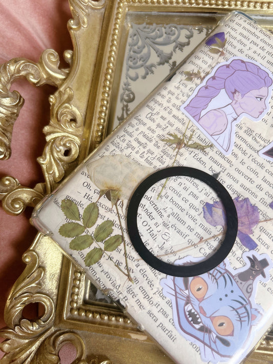 Additional Magnetic sticker system for grip