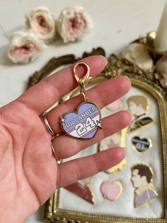 PRE ORDER - Heated Rivalry hearts Keychain