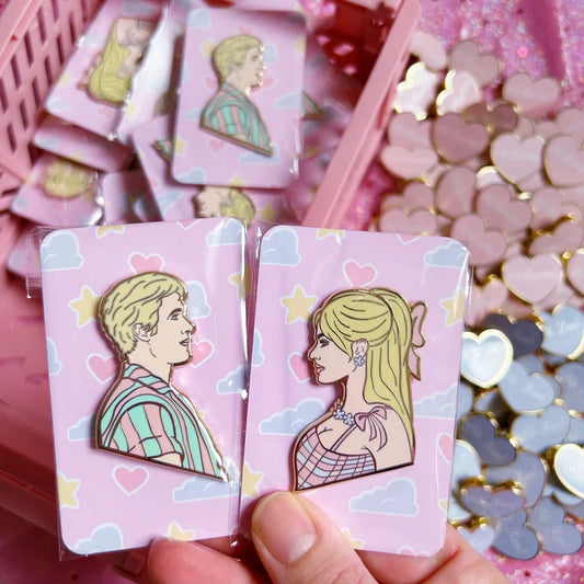 Barbie and Ken pins