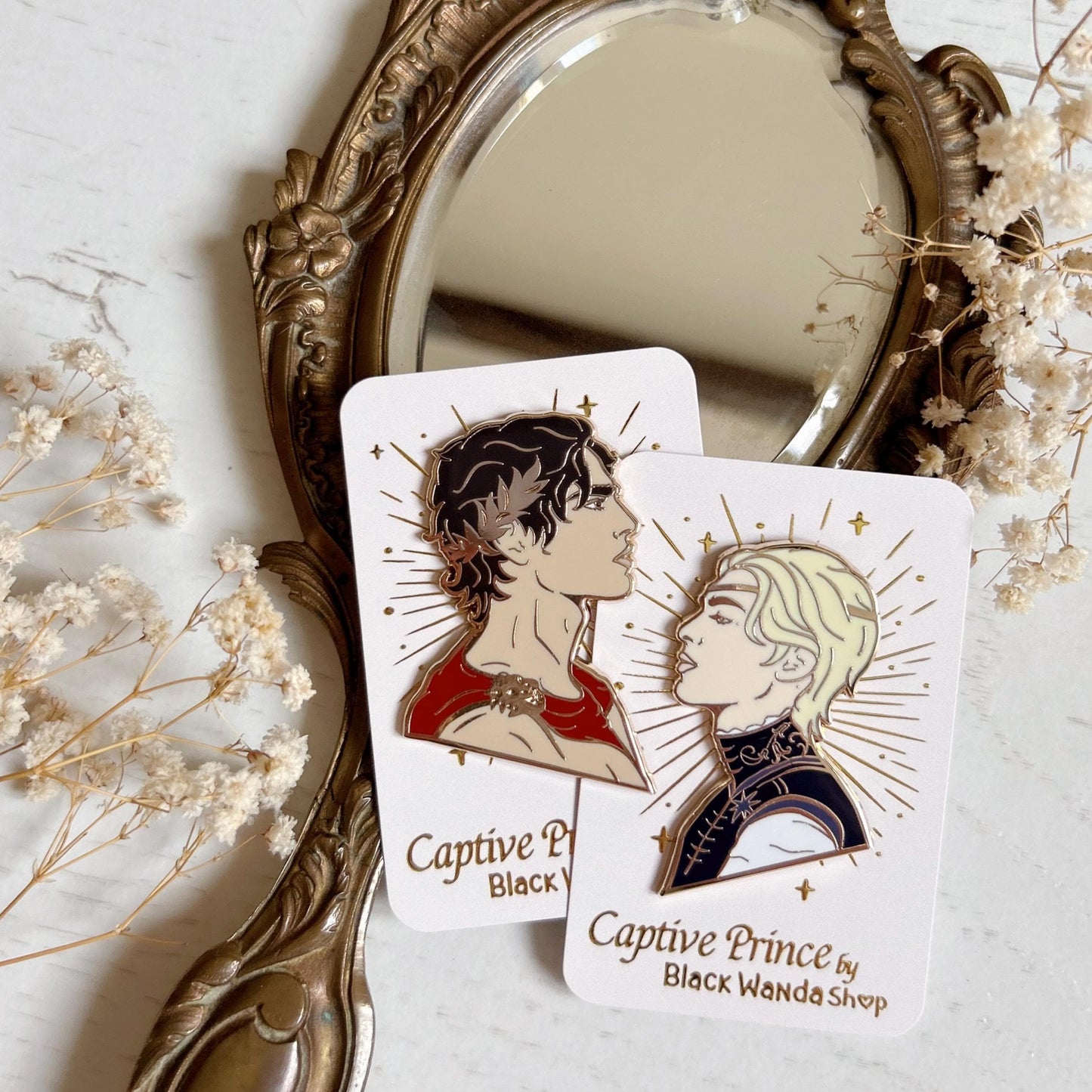 Captive prince pins set