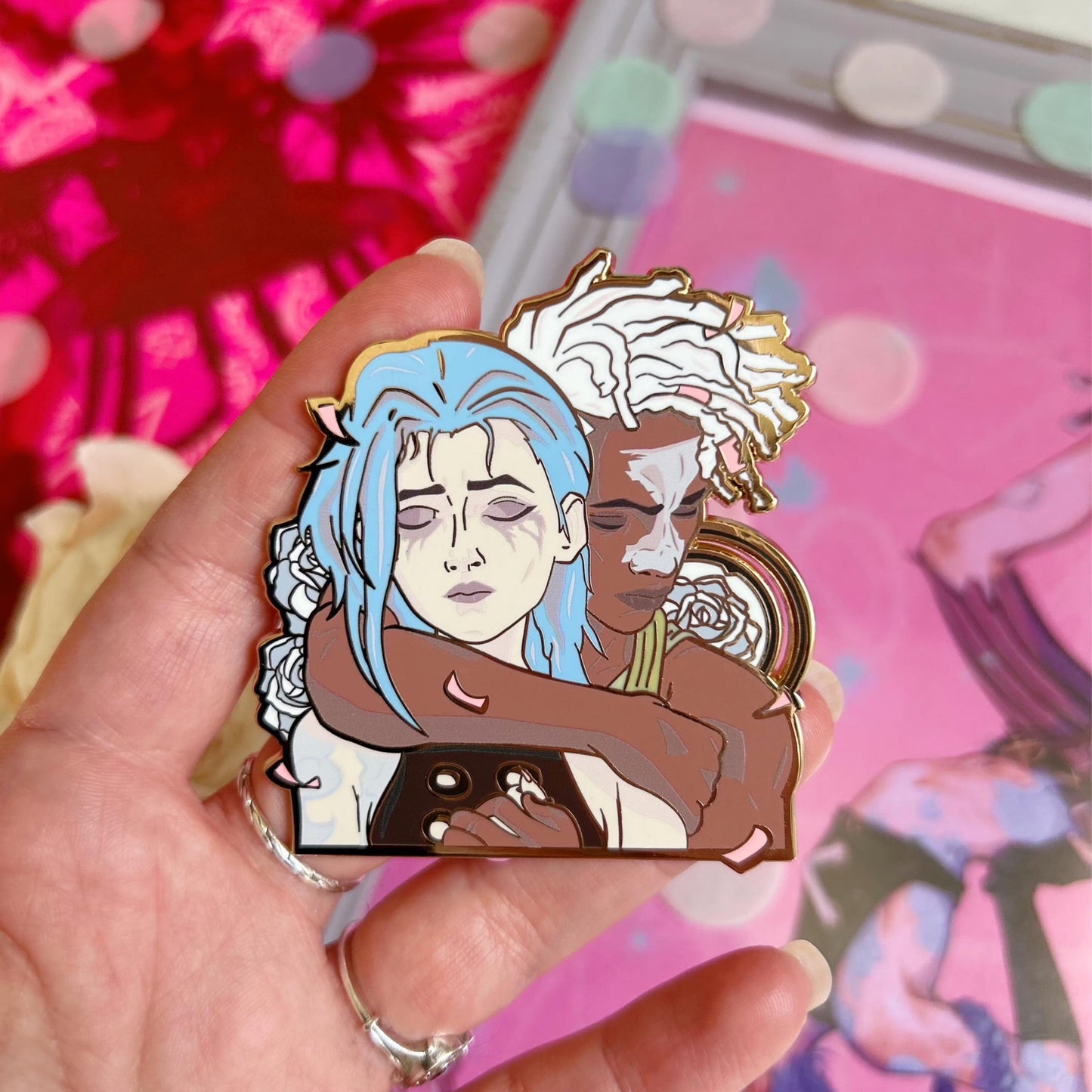 Arcane Jinx and Ekko pins