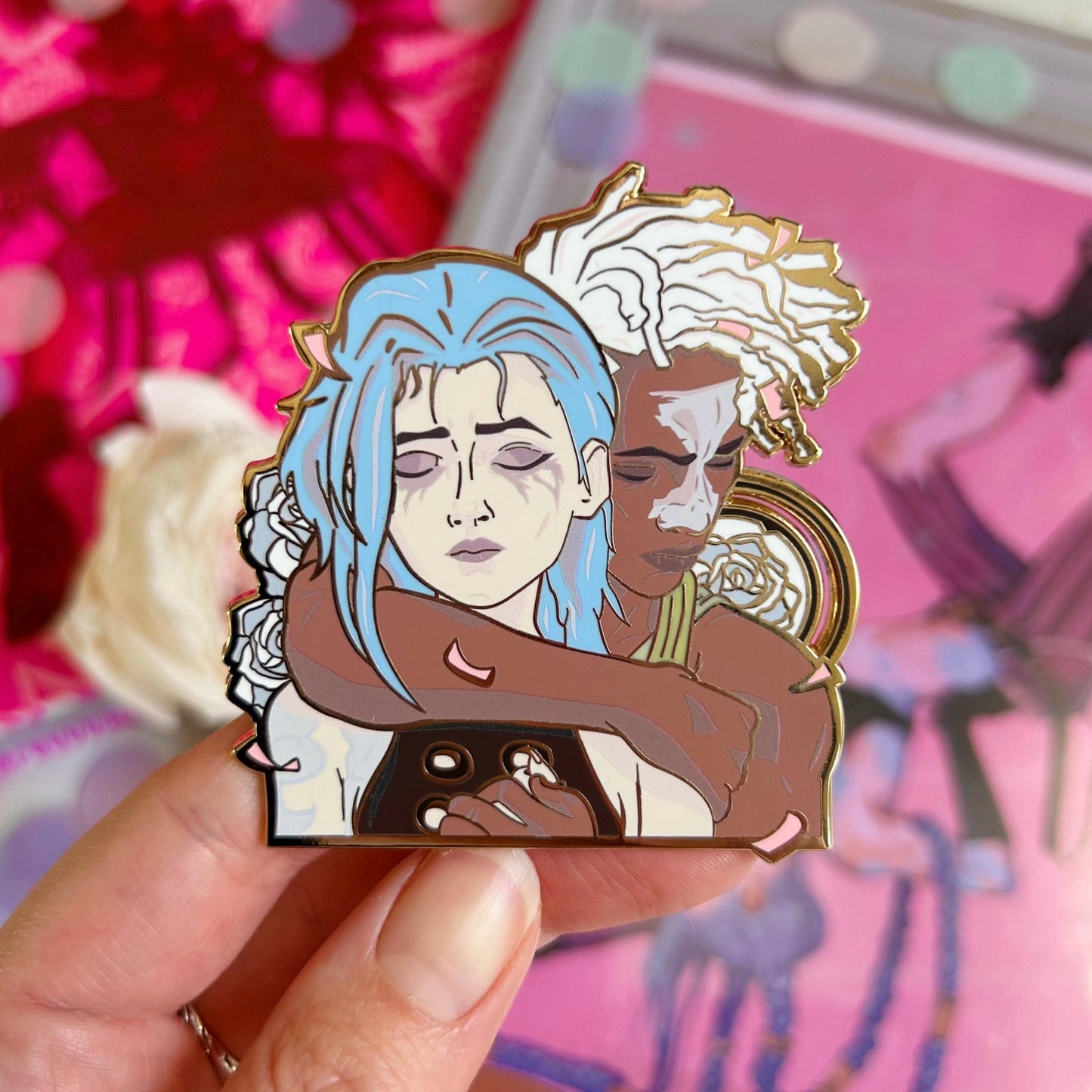 Arcane Jinx and Ekko pins