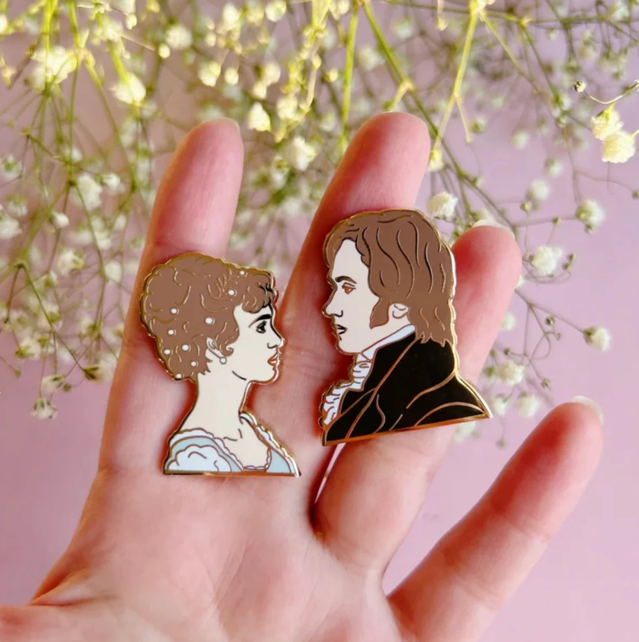 Pride and Prejudice pins set