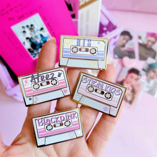 Kpop tapes pins