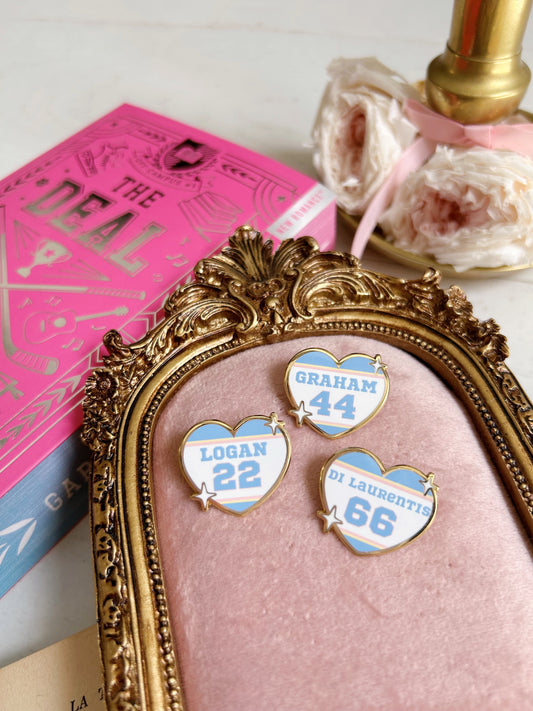 PRE ORDER - Off Campus hearts pins