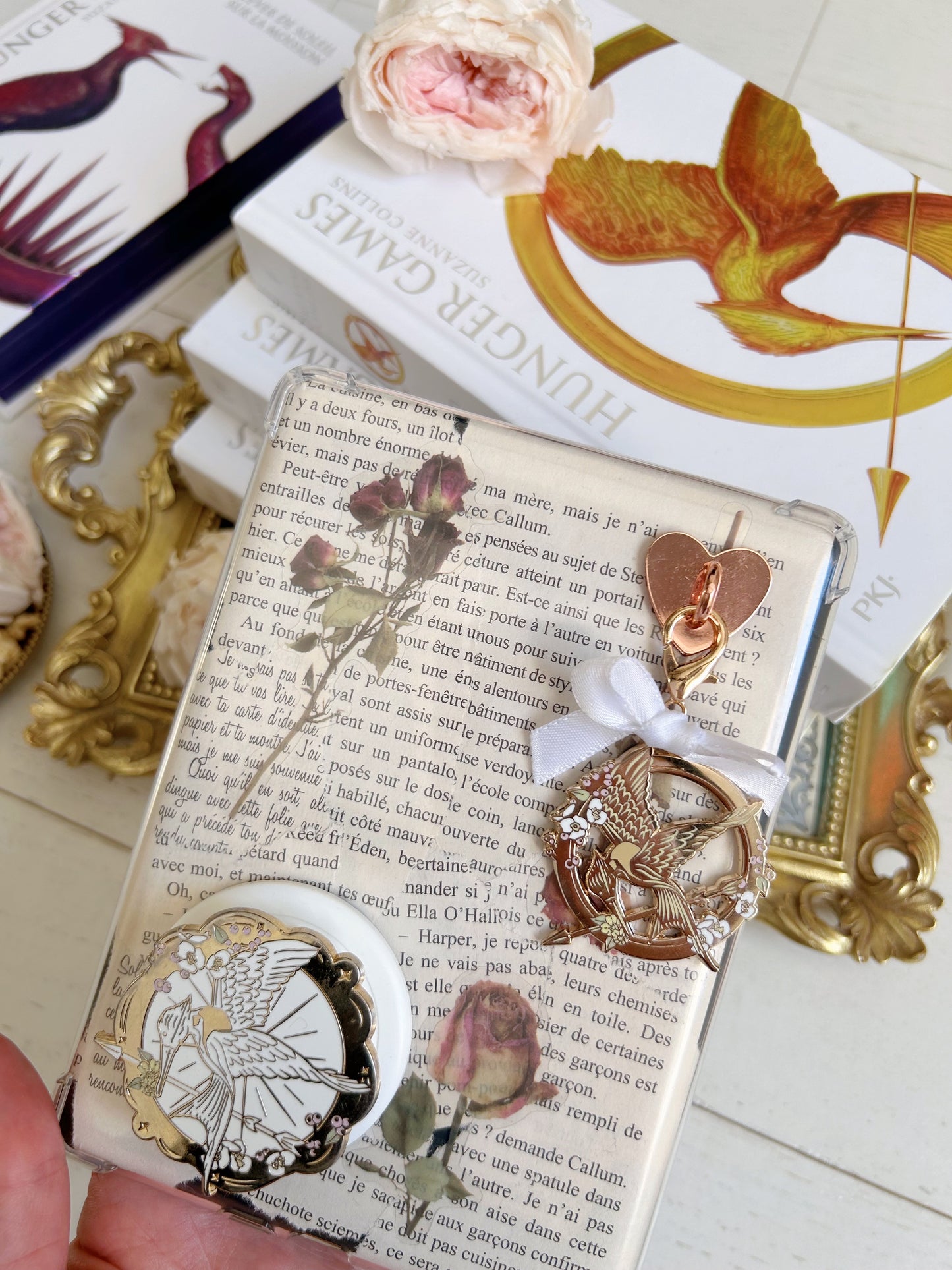 Mockingjay keychains