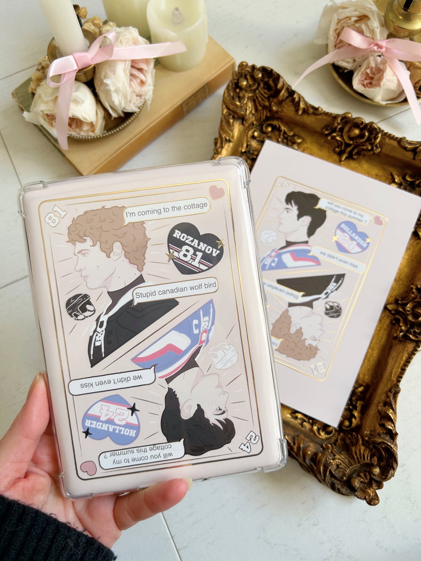 Heated Rivalry E-reader Insert or Art print