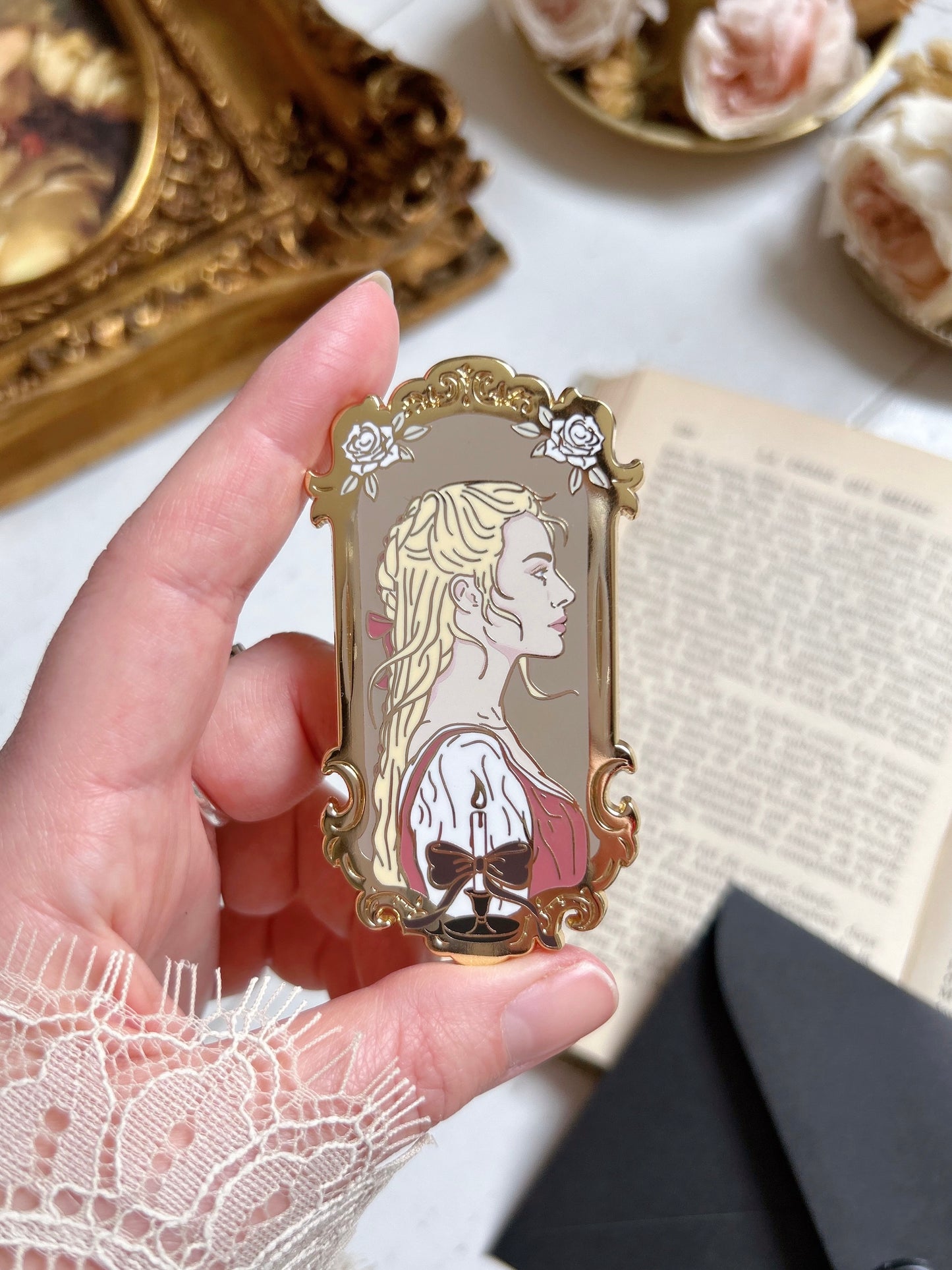 Cathy & Heathcliff pins