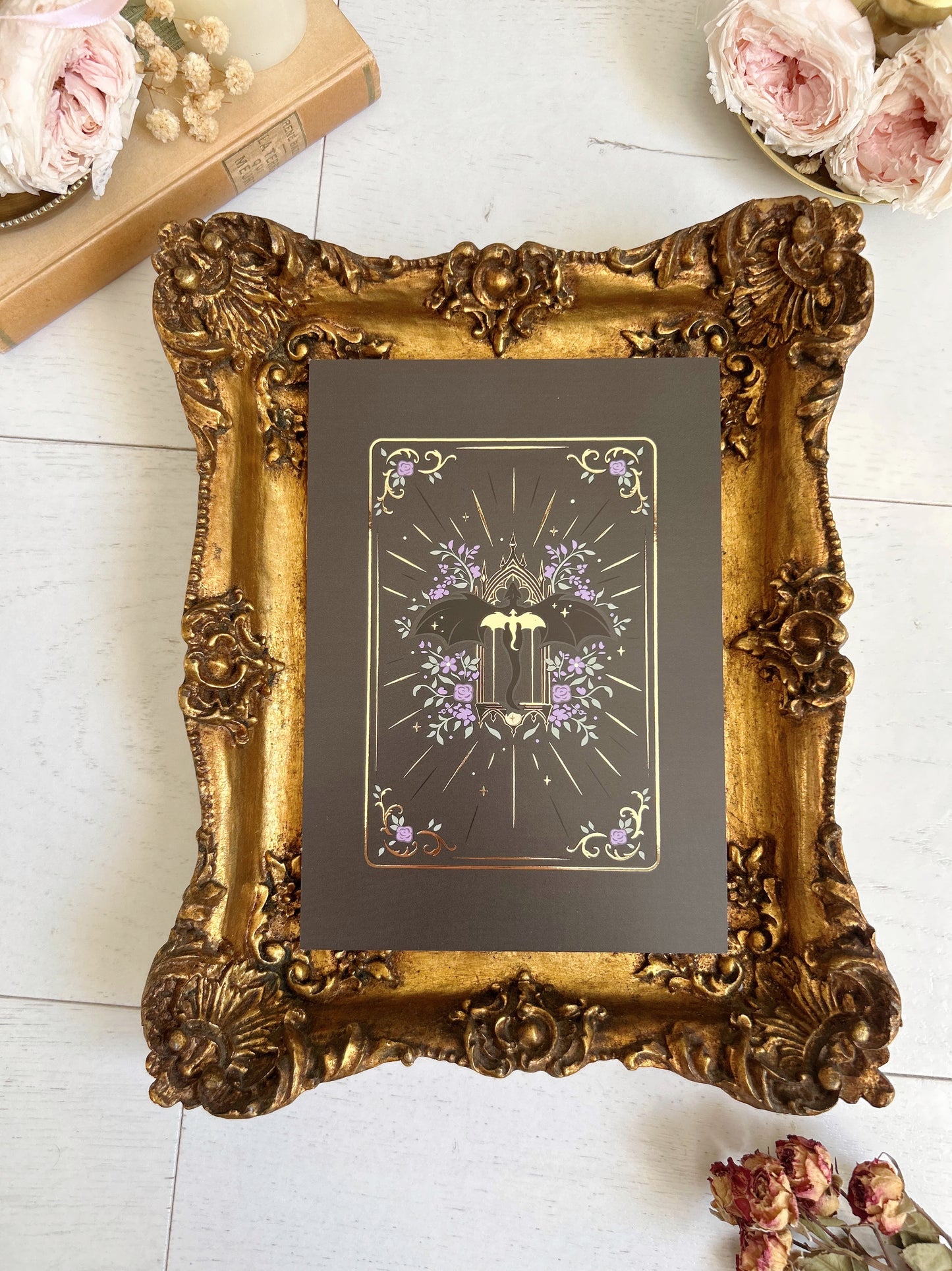 Dragons E-reader Insert or Art print