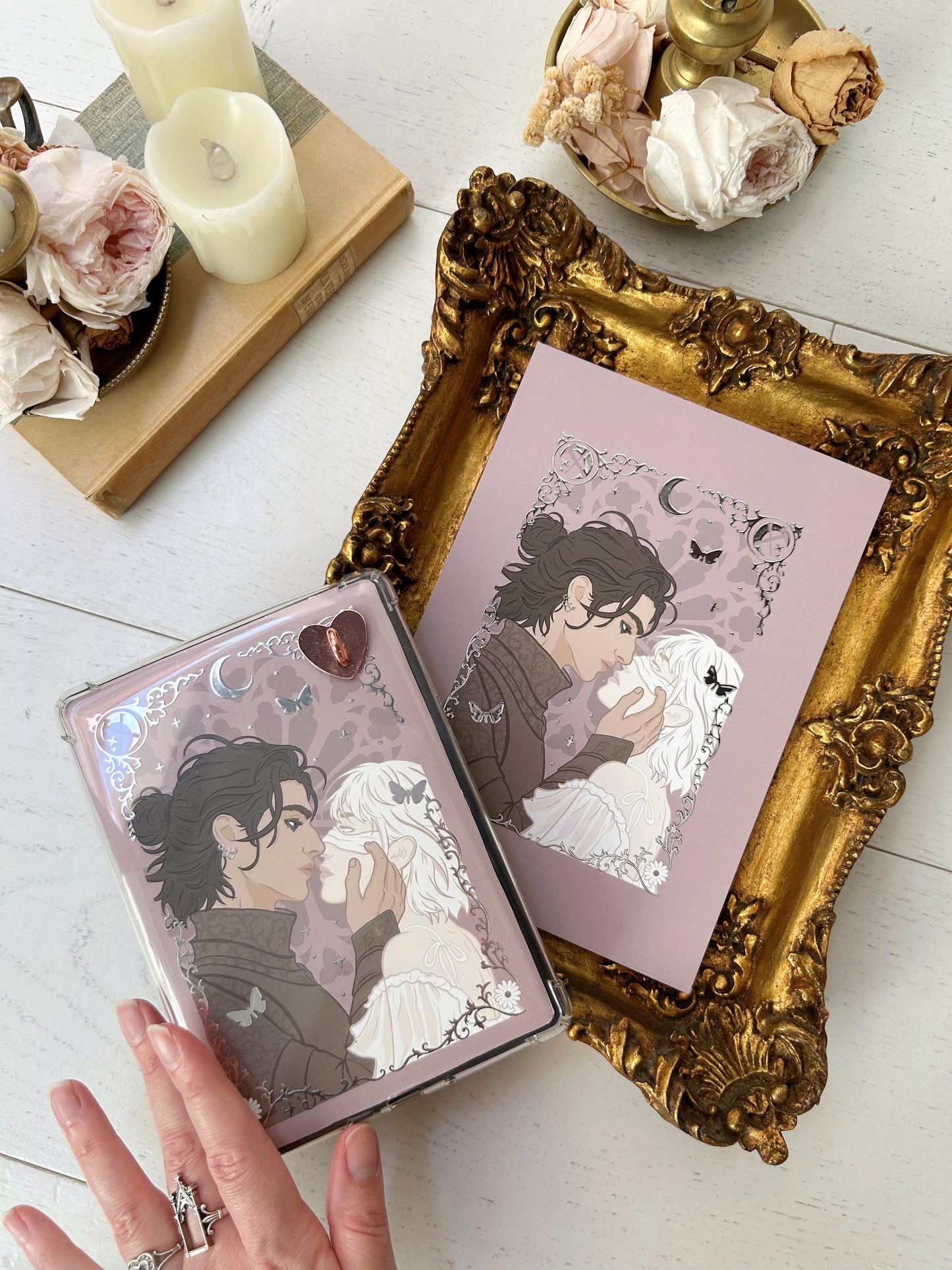 The Knight and the Moth  - Sybil and Rory e-reader insert or Art print
