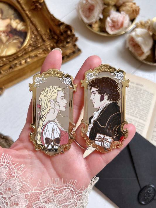 PRE ORDER - Cathy & Heathcliff pins