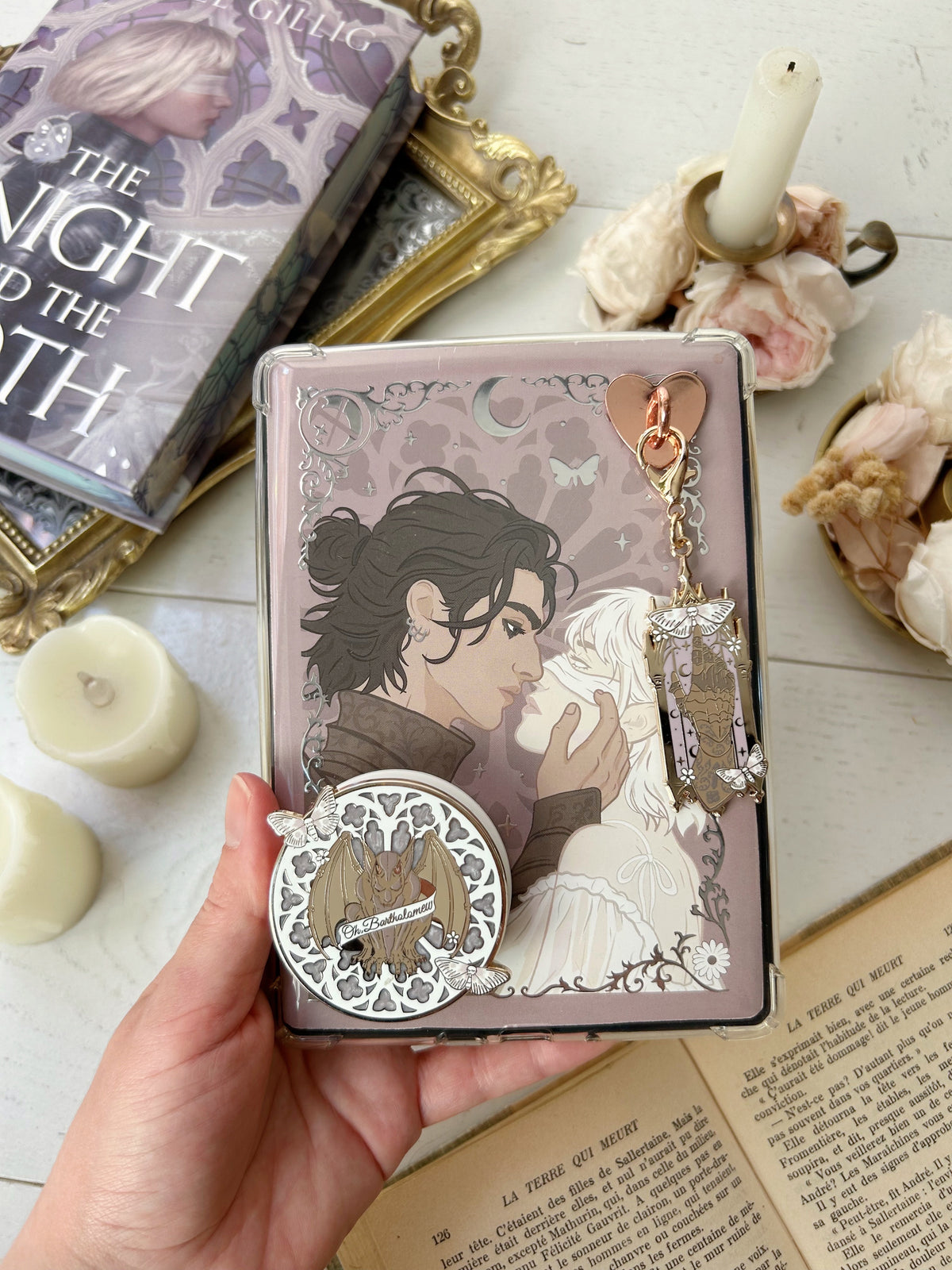 The Knight and the Moth  - Sybil and Rory e-reader insert or Art print