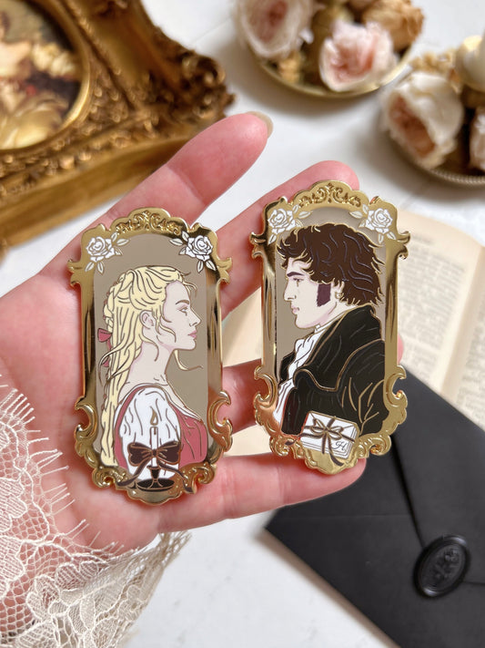 Cathy & Heathcliff pins