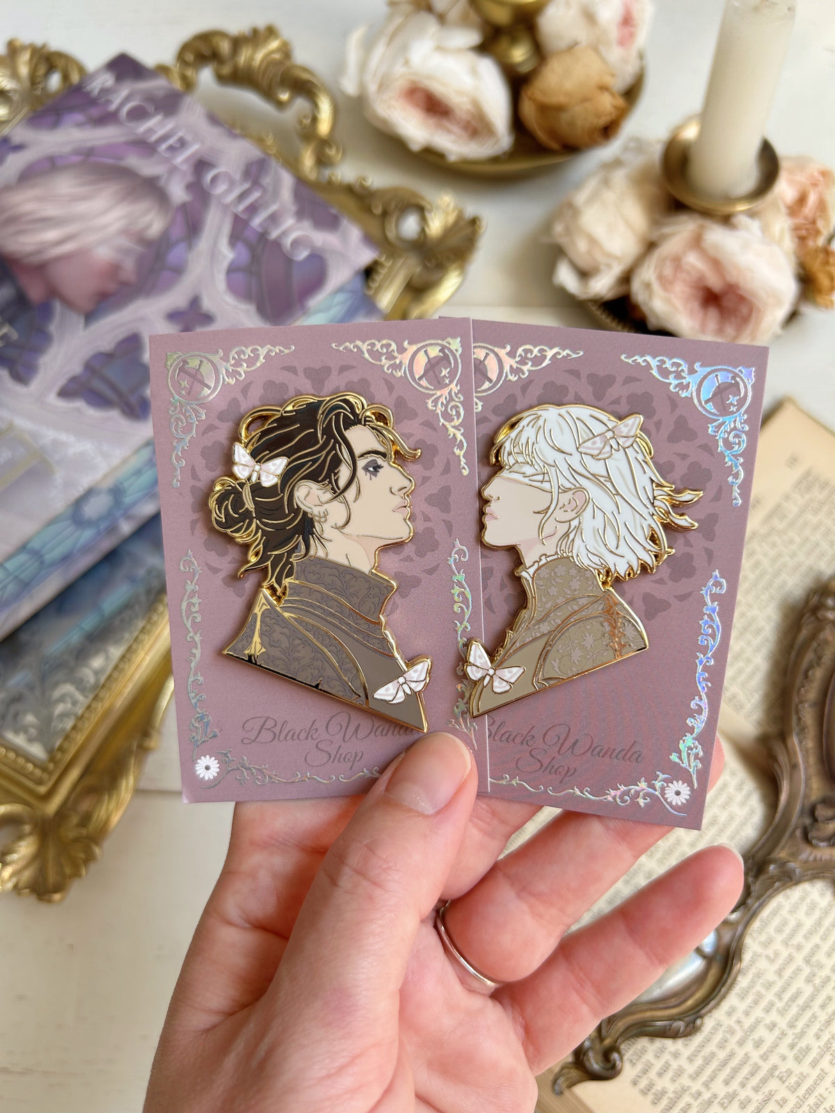 The Knight and the Moth - pins