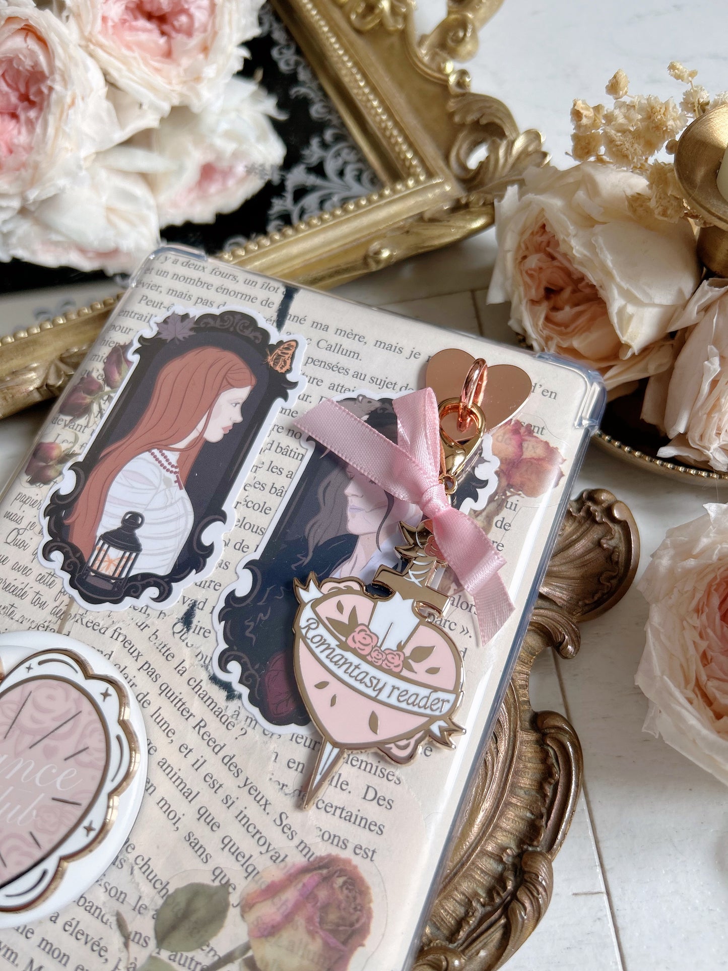 Adhesive Charm Holder for Phones & E-readers