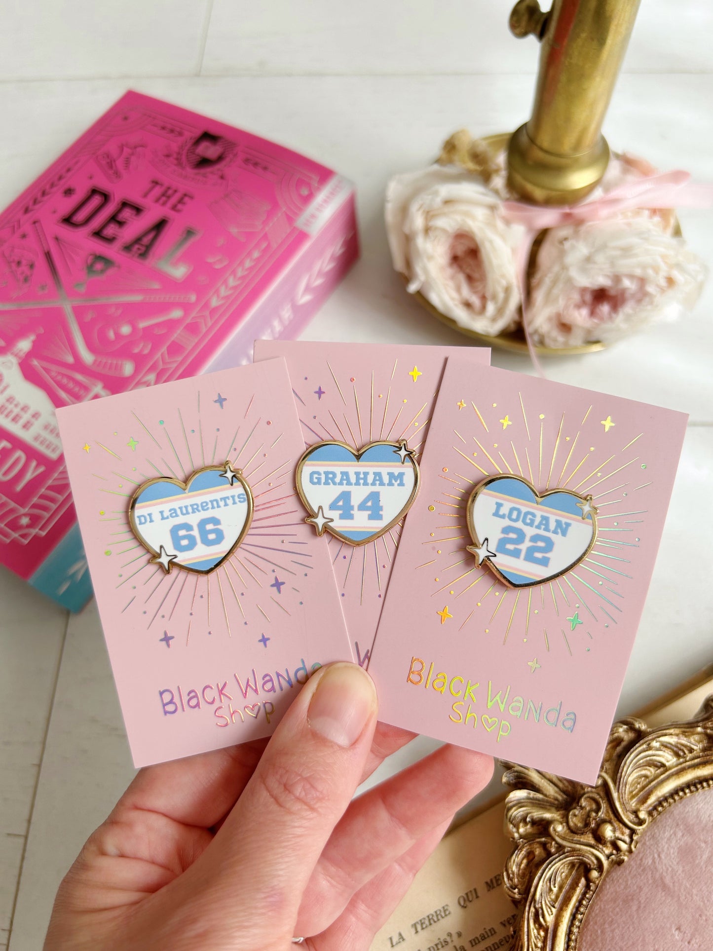 PRE ORDER - Off Campus hearts pins