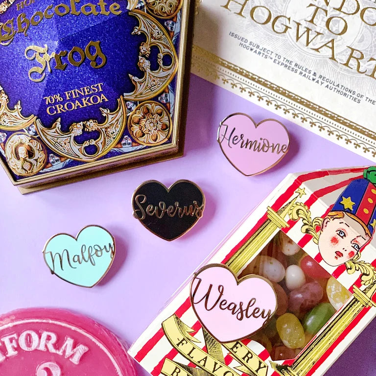 Magical Hearts pins