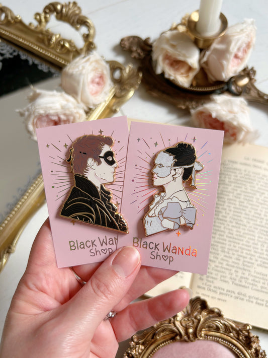PRE ORDER - Bridgerton Benedict and Sophie pins