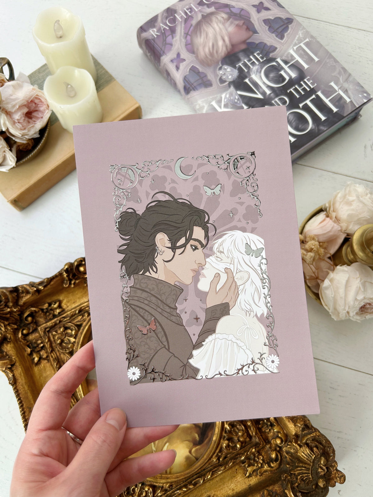 The Knight and the Moth  - Sybil and Rory e-reader insert or Art print