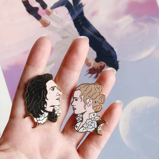 Pins Rey & Kylo Ren Profiles