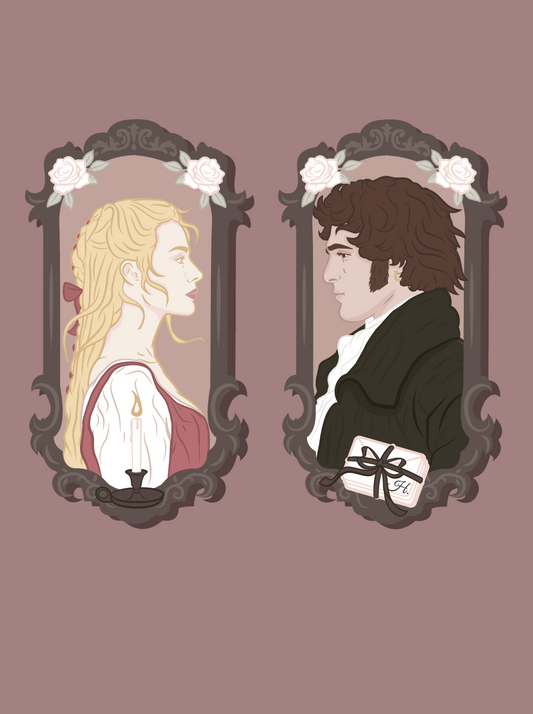 PRE ORDER- Cathy & Heathcliff stickers