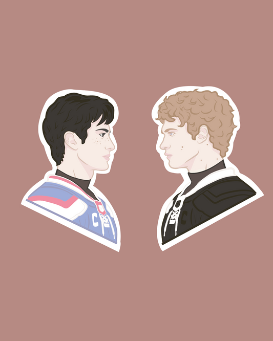 PRE ORDER - Shane & Ilya Stickers