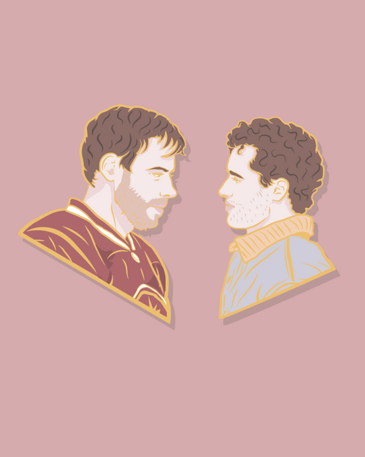 PRE ORDER - Heated Rivalry Scott & Kip pins