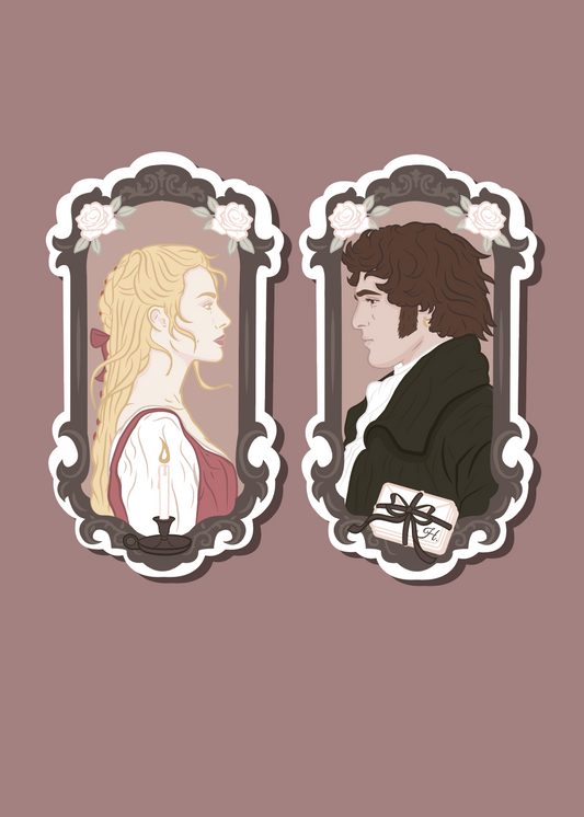 PRE ORDER- Cathy & Heathcliff stickers