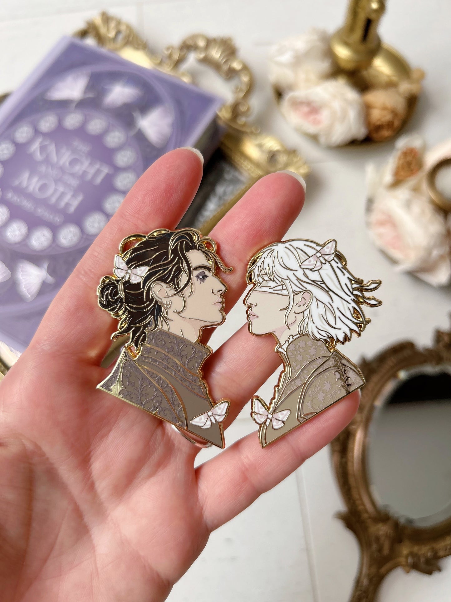 The Knight and the Moth - pins