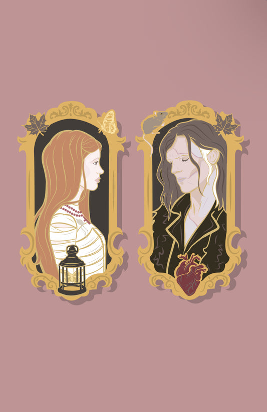 Elizabeth & The Creature pins