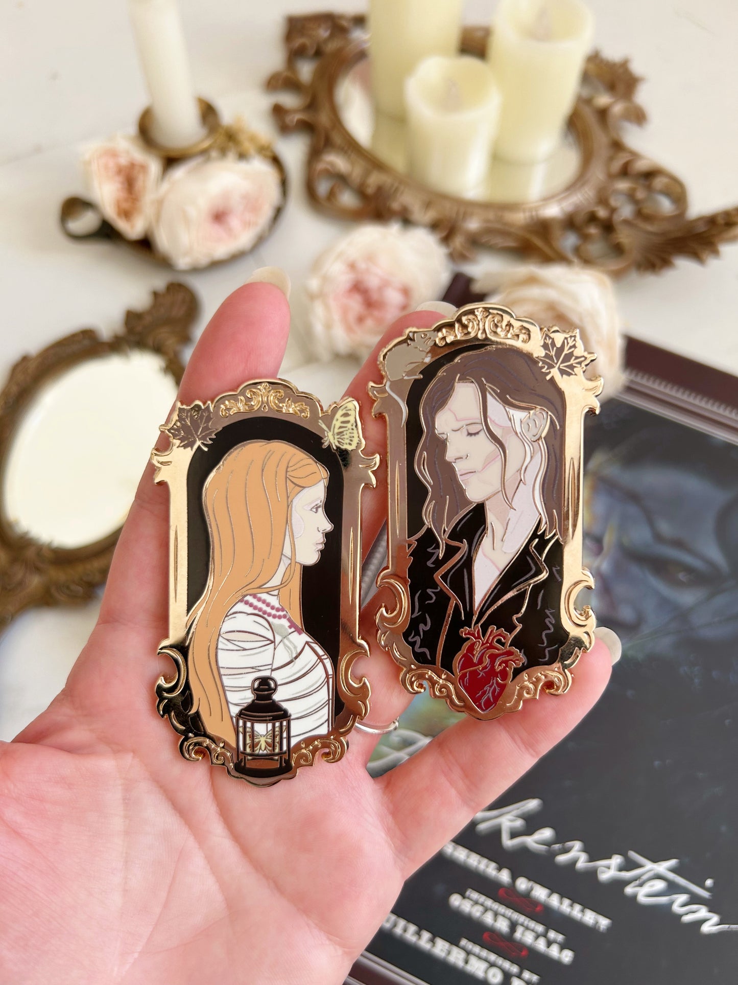 Elizabeth & The Creature pins