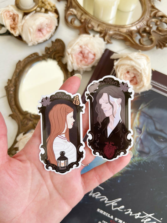 Elizabeth & The Creature stickers