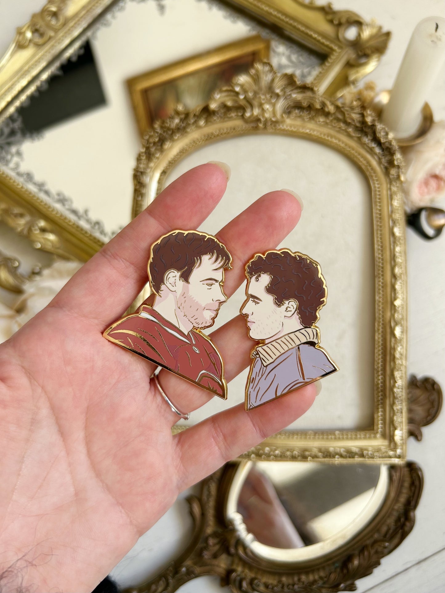 PRE ORDER - Heated Rivalry Scott & Kip pins