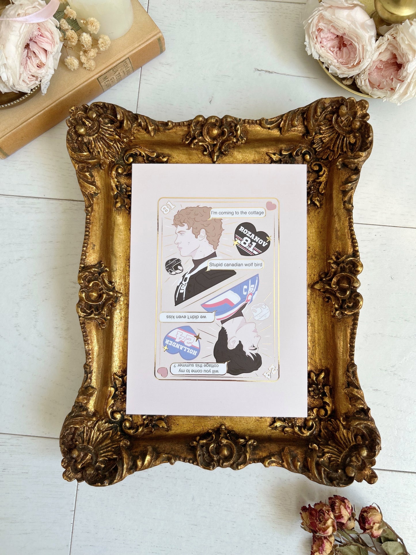 Heated Rivalry E-reader Insert or Art print