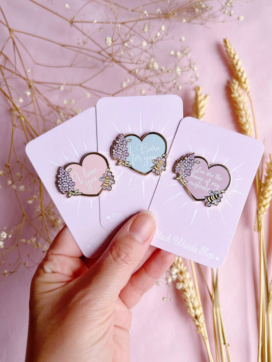Bridgerton hearts pins