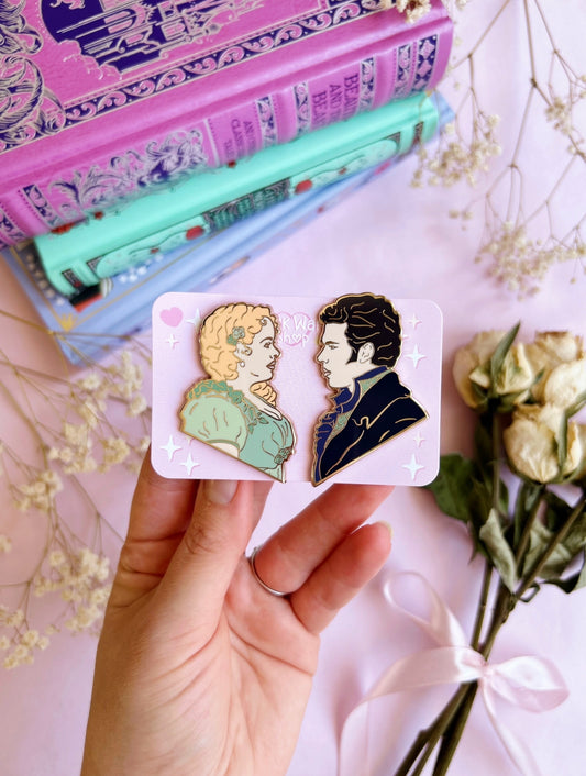 PRE ORDER - Penelope and Colin pins set