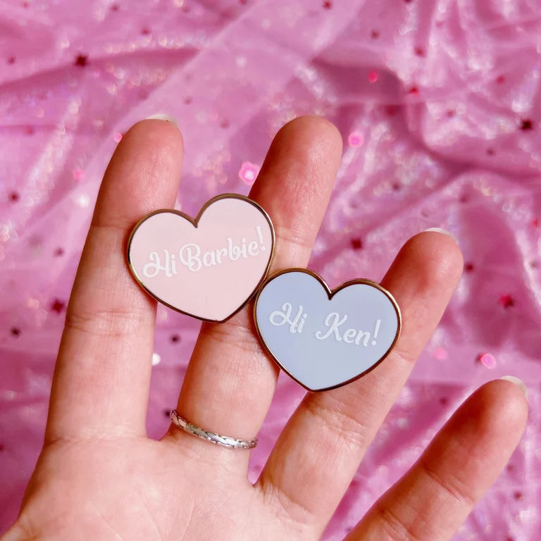 Barbie and Ken pins