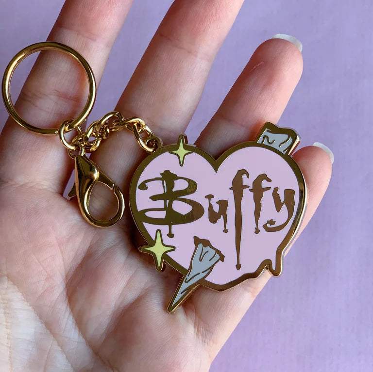 Buffy heart Keychain