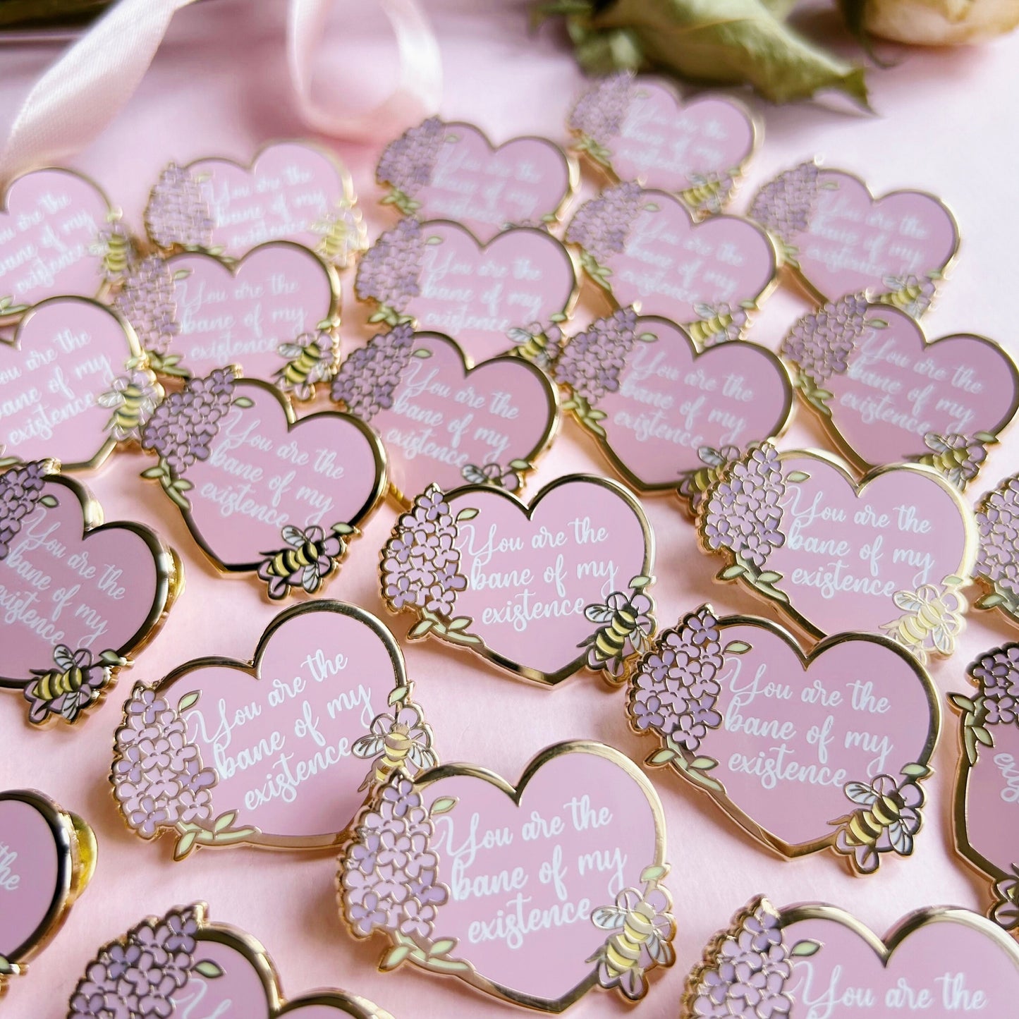 Bridgerton hearts pins