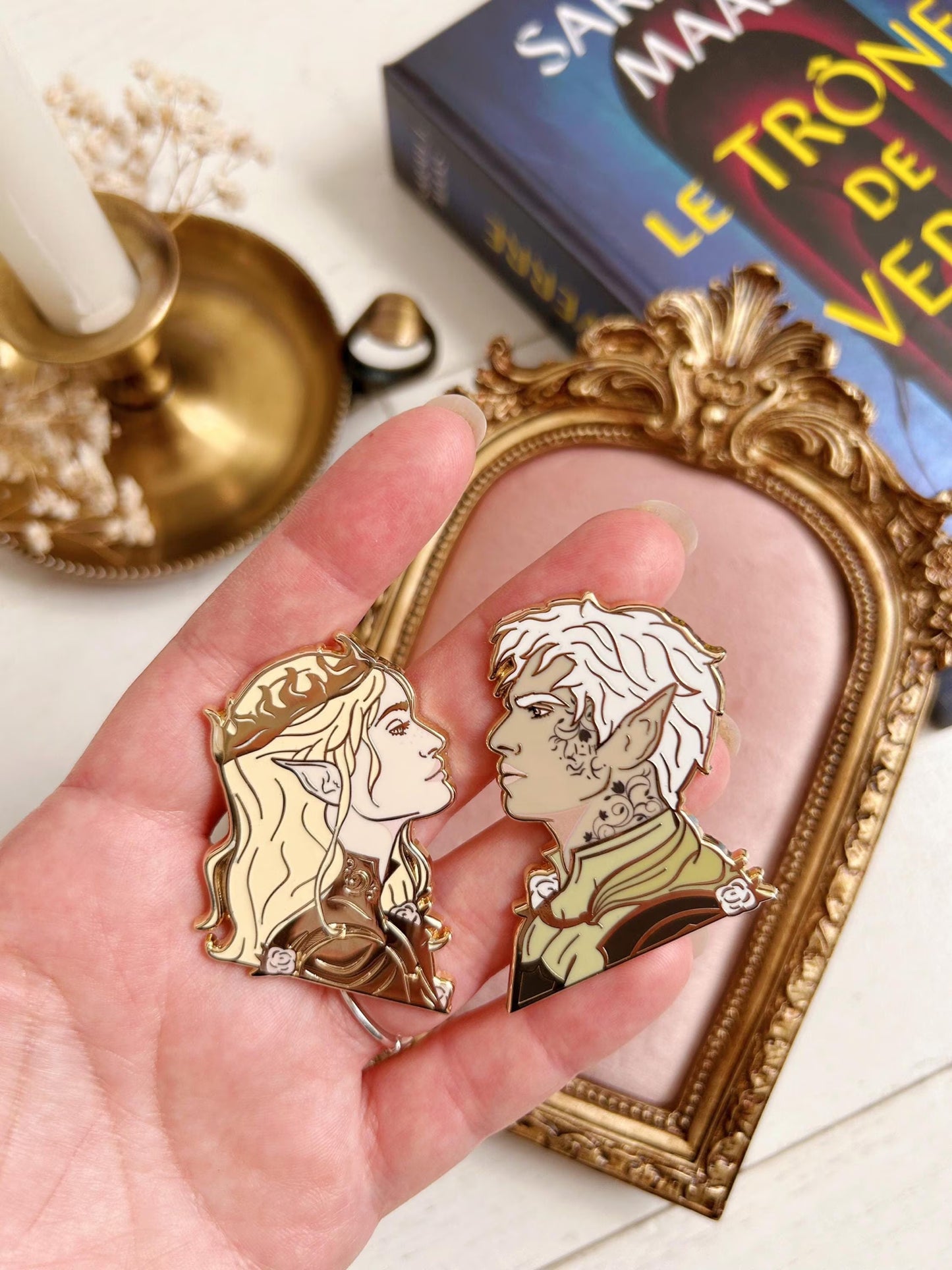 Throne of glass profiles pins set