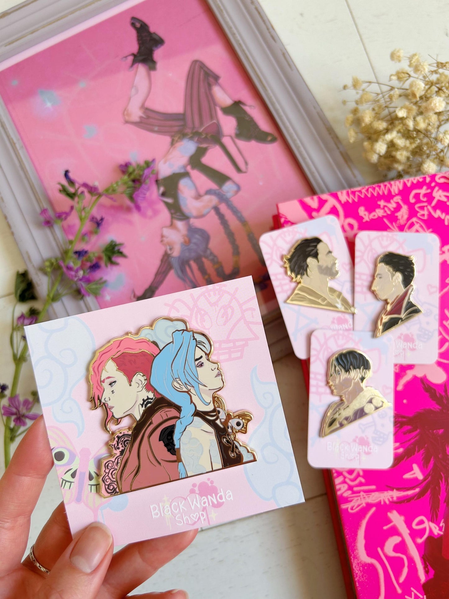 Arcane Jinx and VI pins
