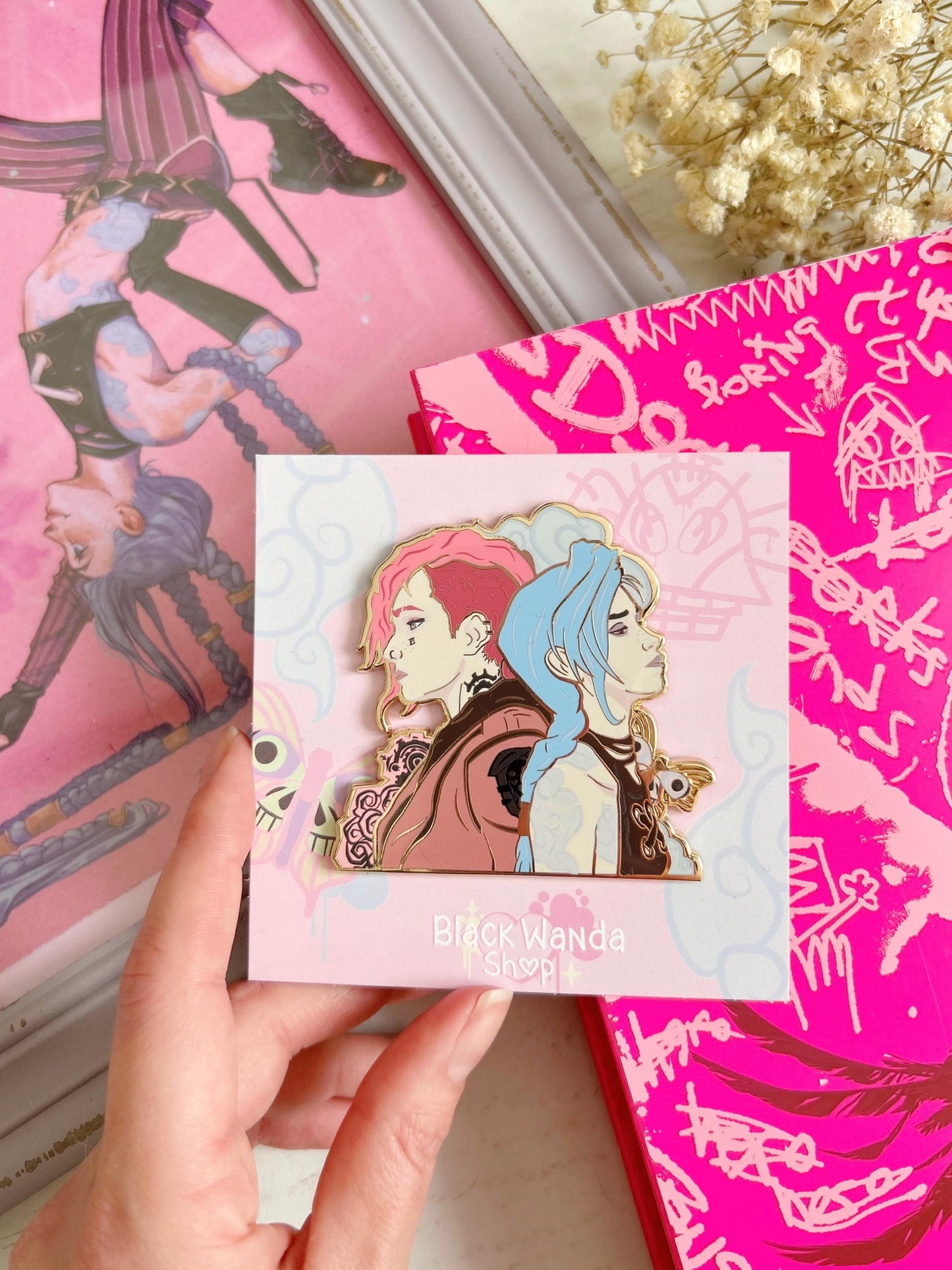 Arcane Jinx and VI pins