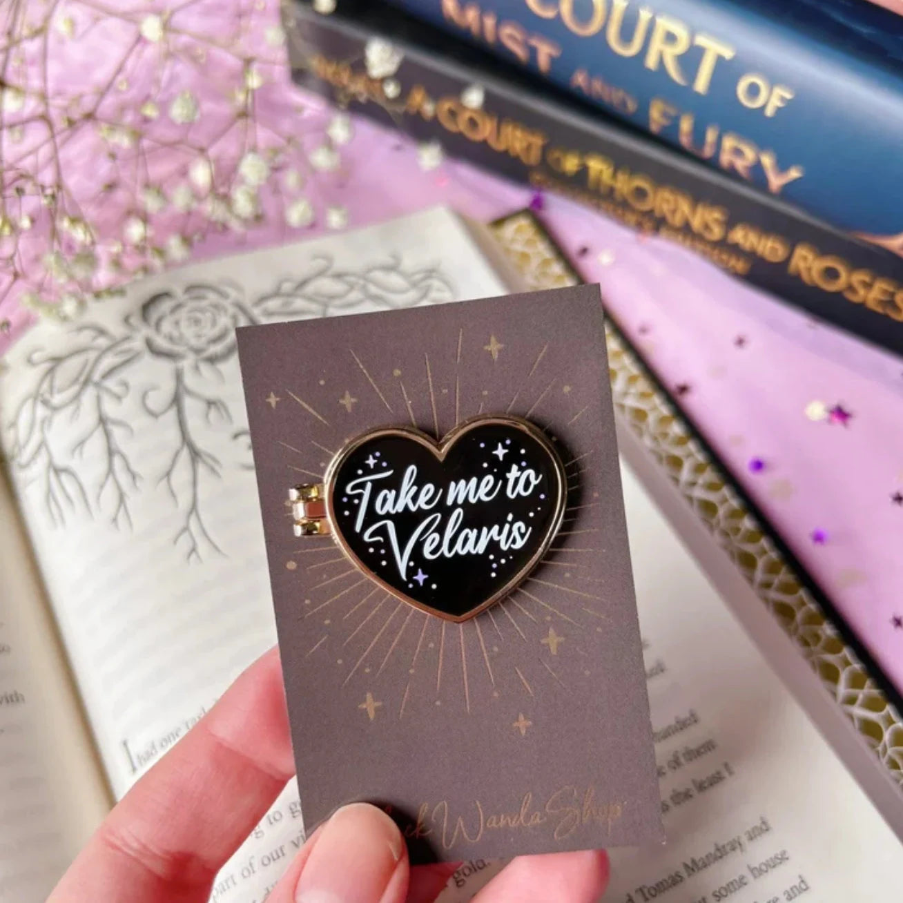 Velaris heart Pins
