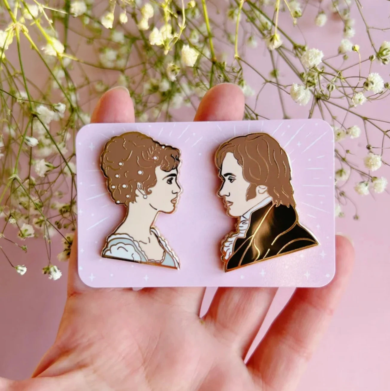Pride and Prejudice pins set