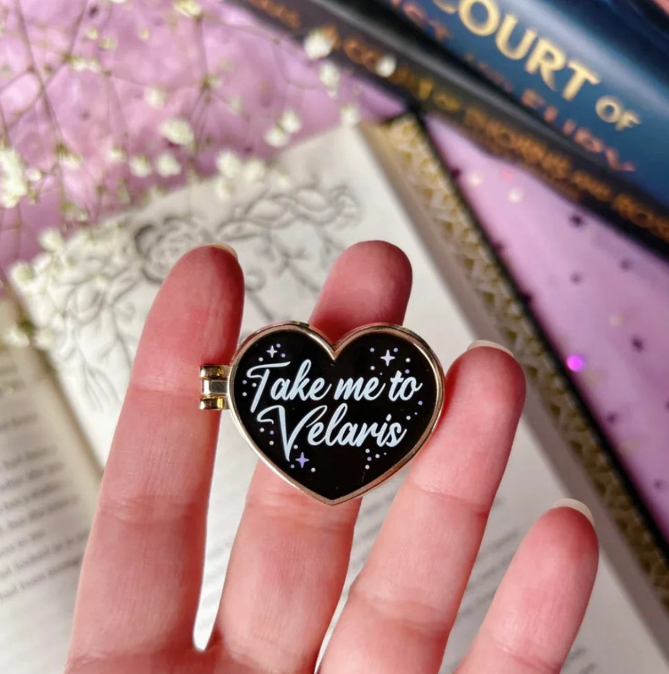 Velaris heart Pins