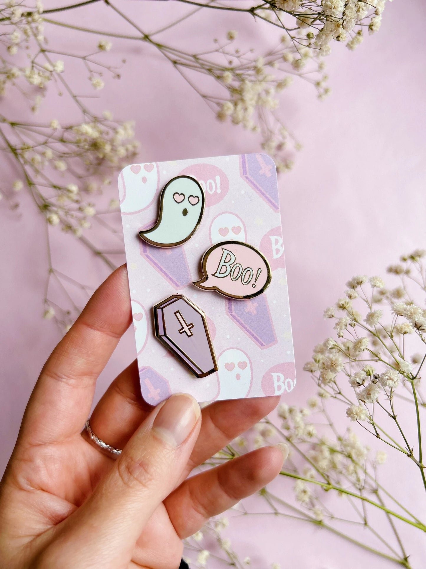 Pins Halloween set