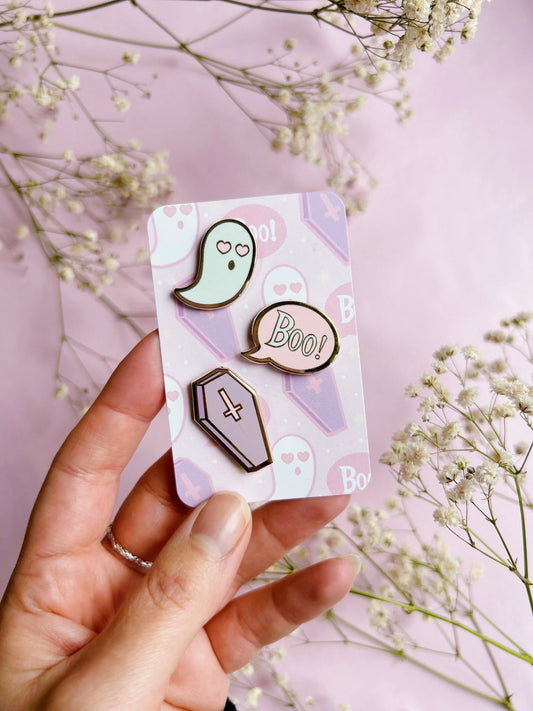 Pins Halloween set