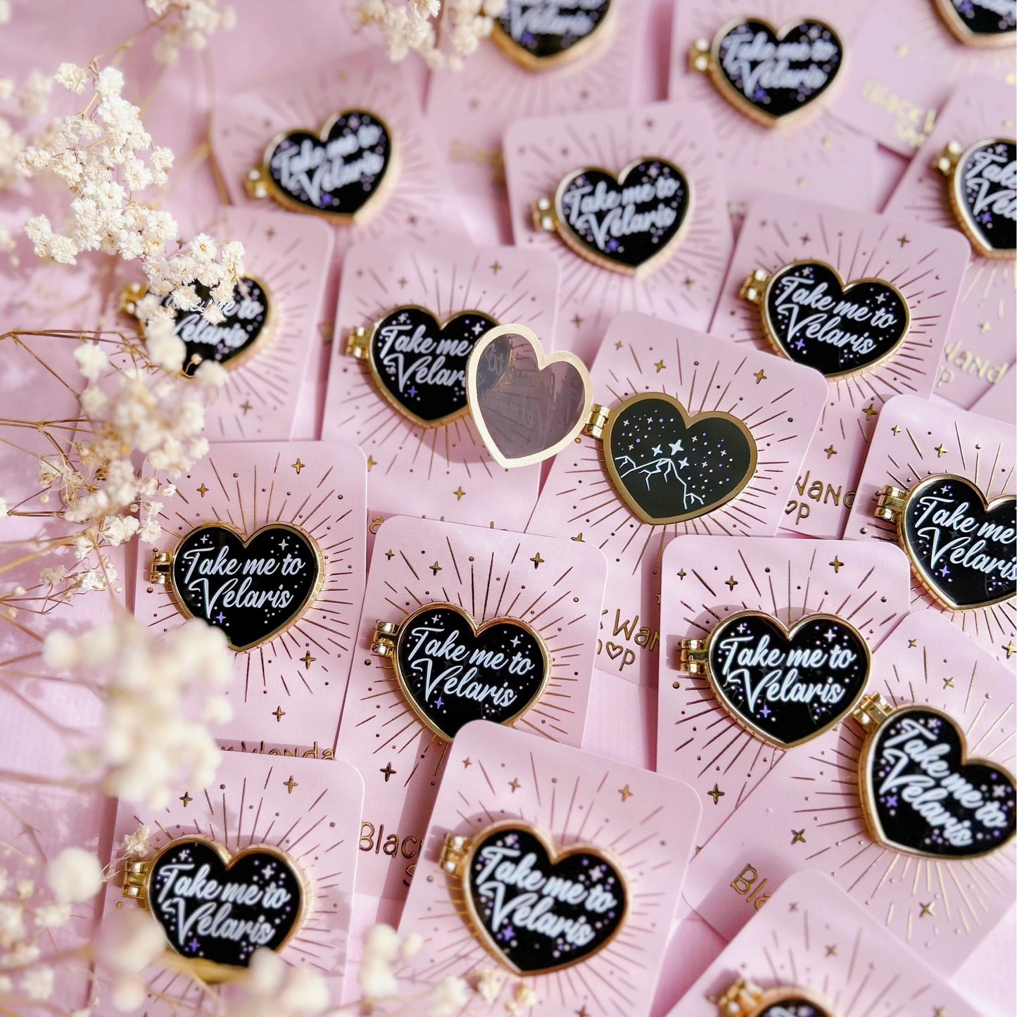 Velaris heart Pins